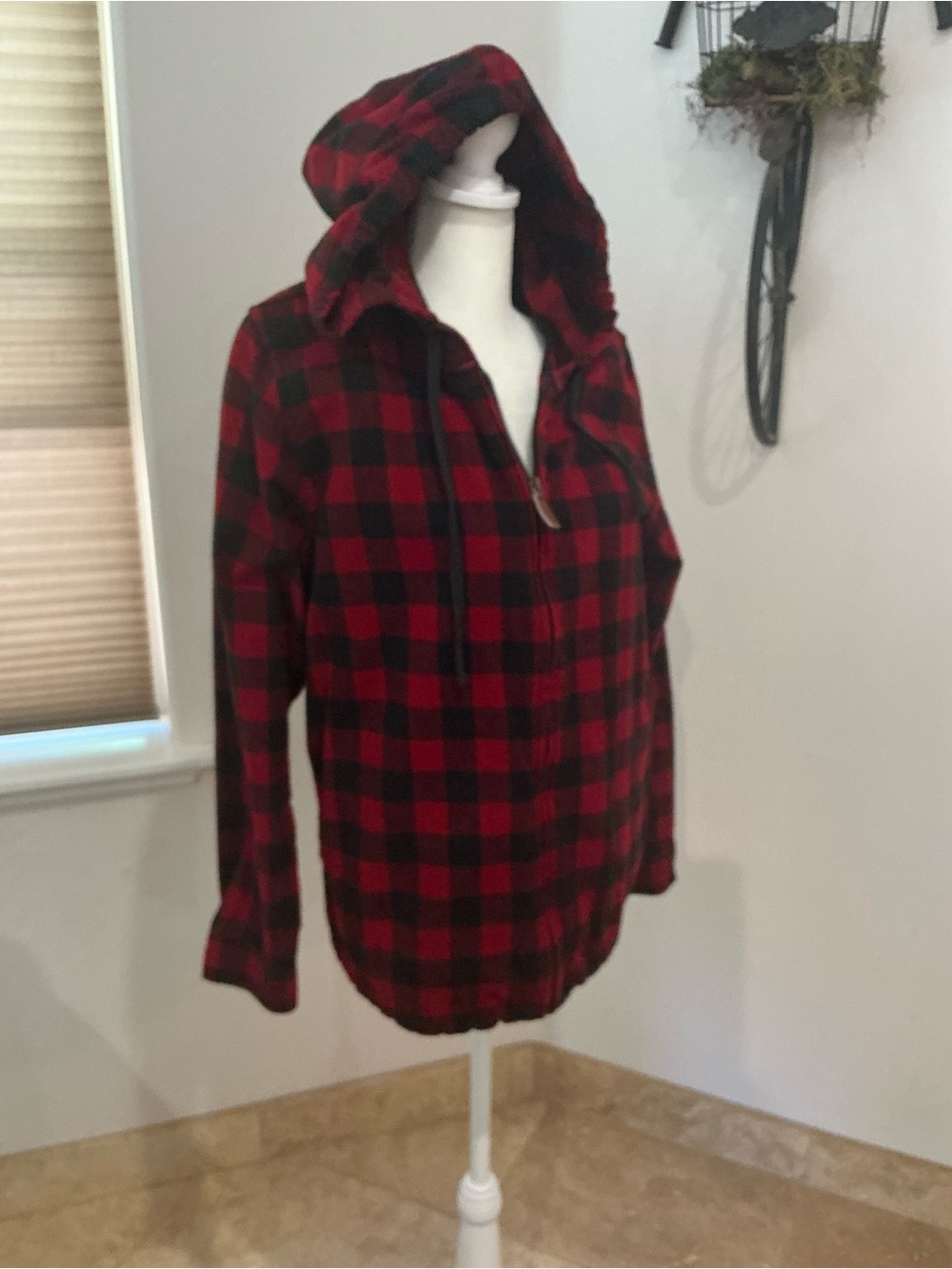 LNWOT L.L. Bean Full Zip Buffalo Plaid Shacket Size XL